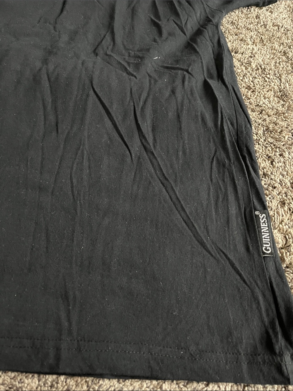 Guinness "Lovely Day For a Guinness" Black Graphic Tee. Comfy. Men. Large. - Picture 6 of 9